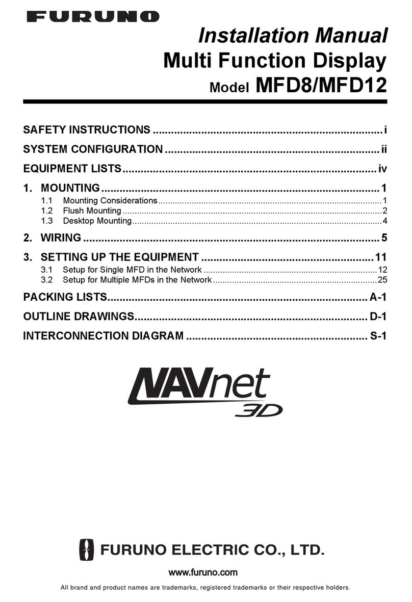 Furuno MFD8 installation manual