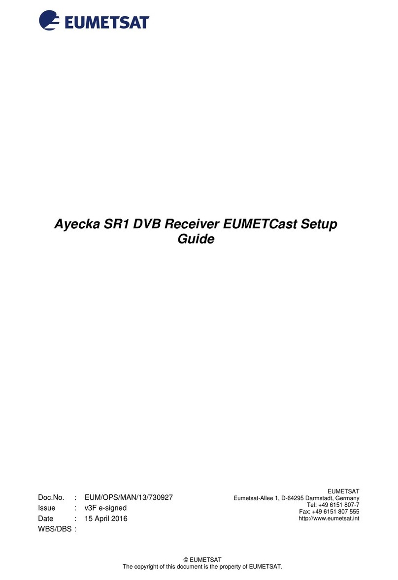 Eumetsat Ayecka SR1 Setup guide