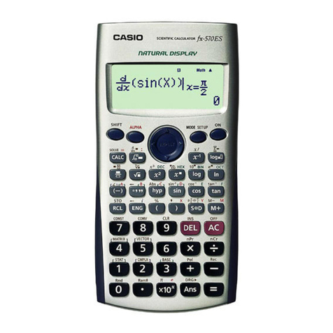 Casio fx-570ES User manual