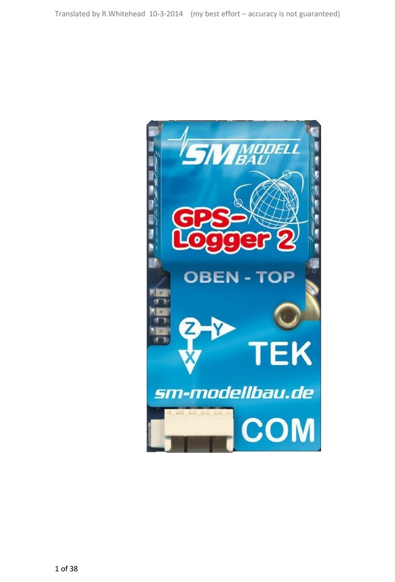 SM Modellbau gps-logger 2 operating instructions