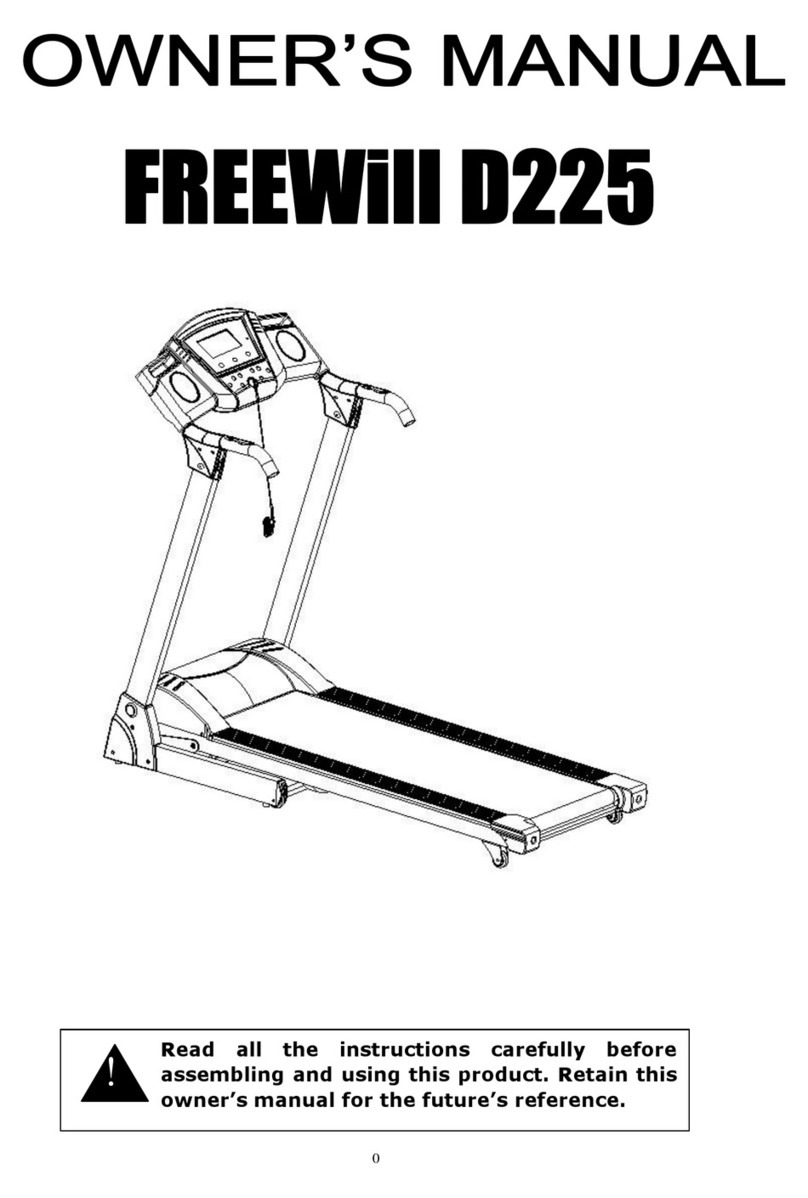 FitLogic freewill d225 owner's manual