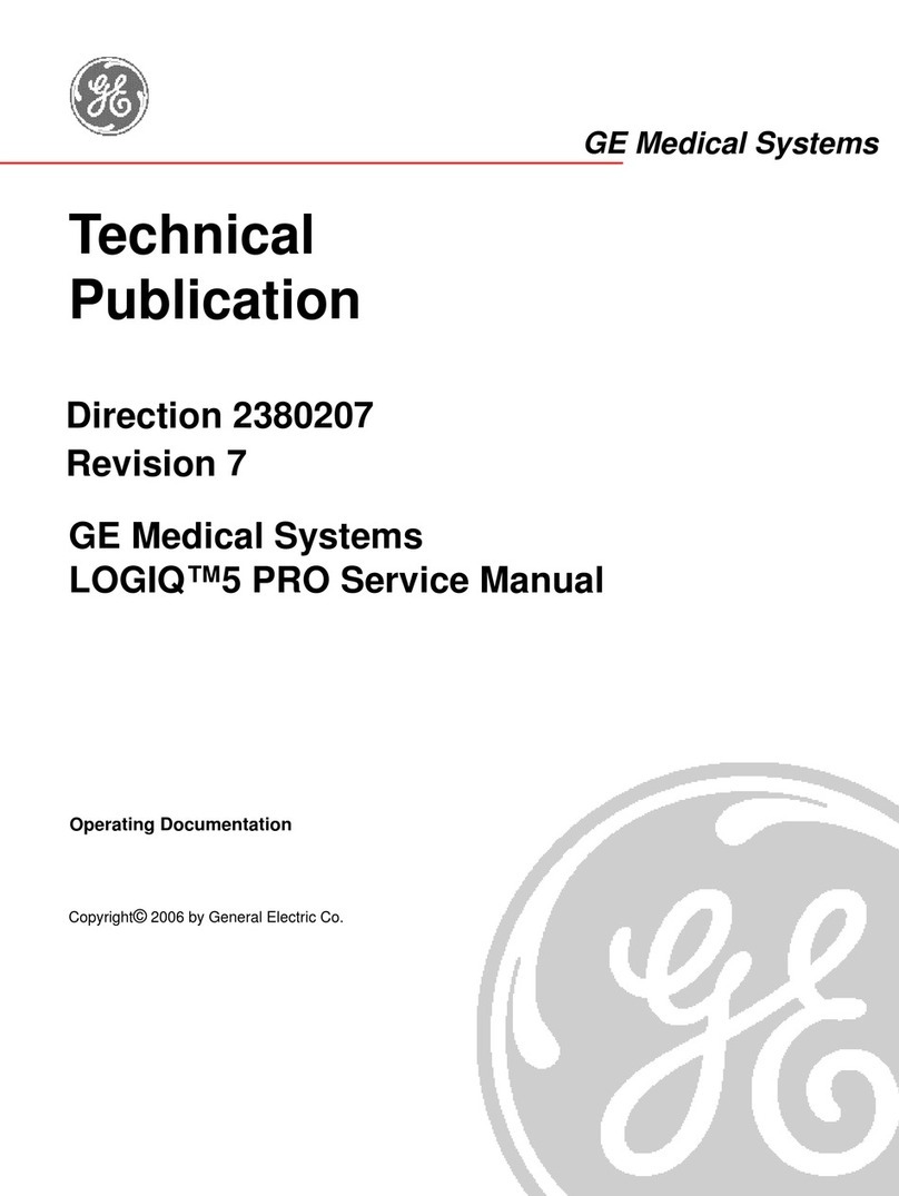 GE LOGIQ 5 PRO User manual GE LOGIQ 5 PRO User manual
