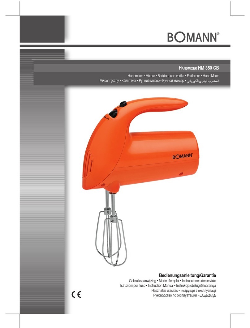 BOMANN HM 350 CB instruction manual