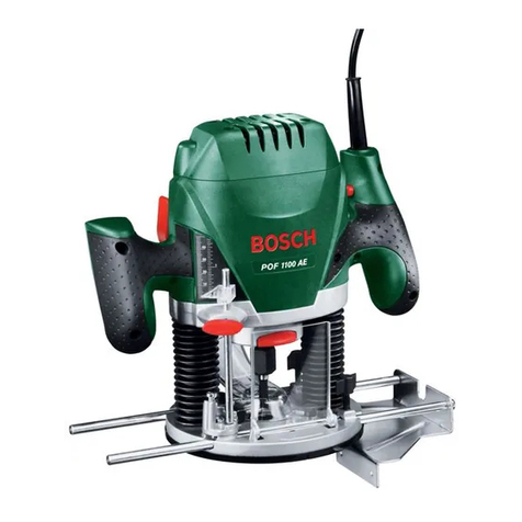 Bosch POF 1100 AE operating instructions