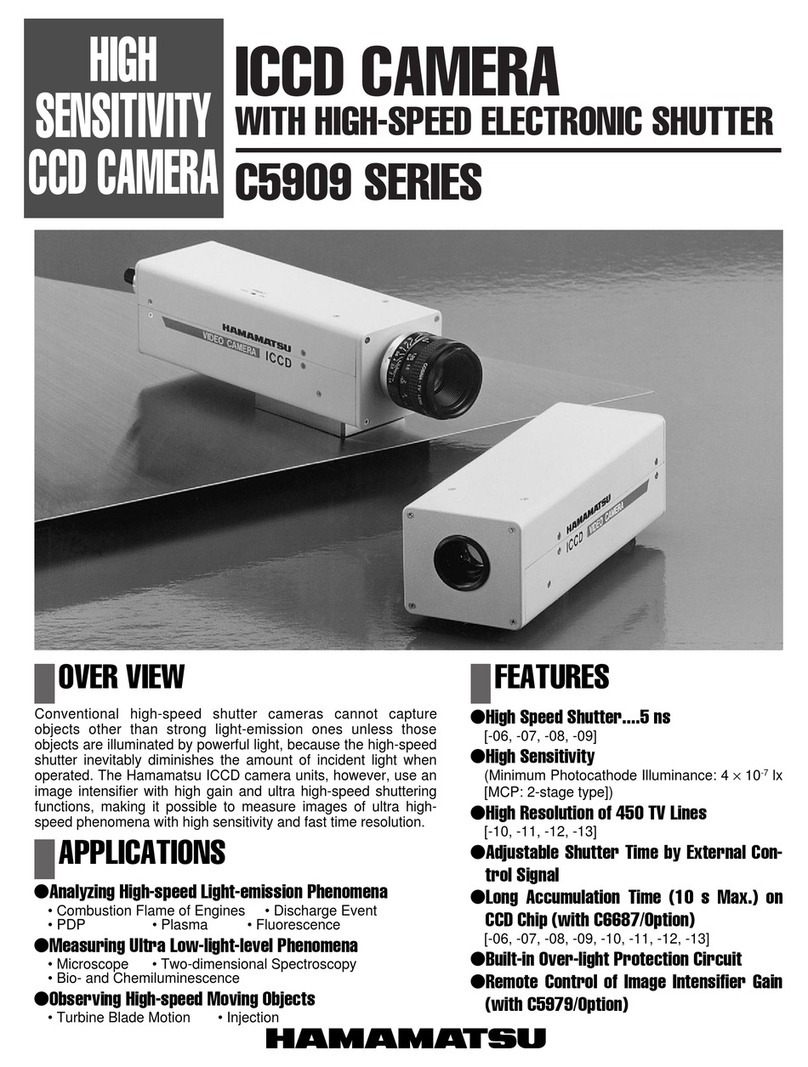 Hamamatsu Photonics C5909 SERIES manual