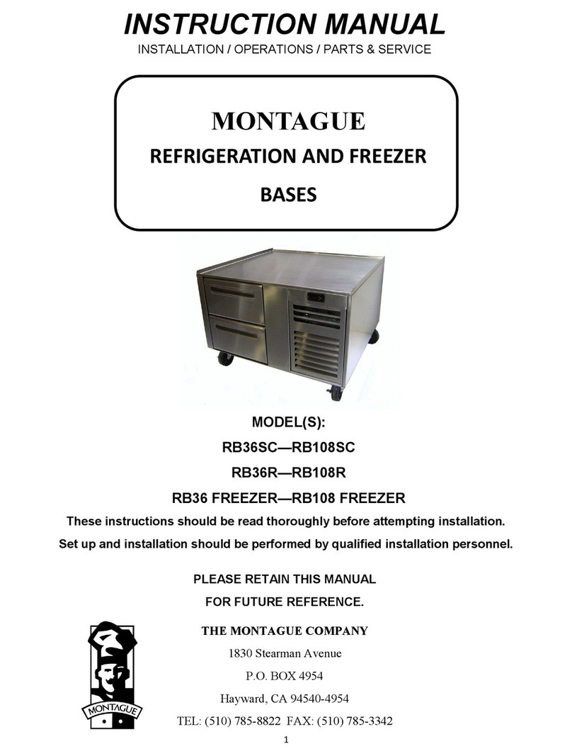 MONTAGUE RB36SC instruction manual