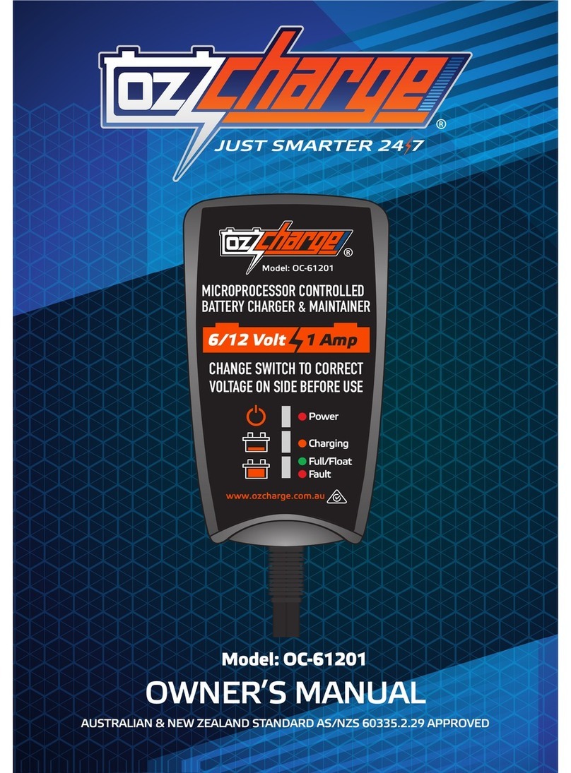 OzCharge OC-61201 owner's manual