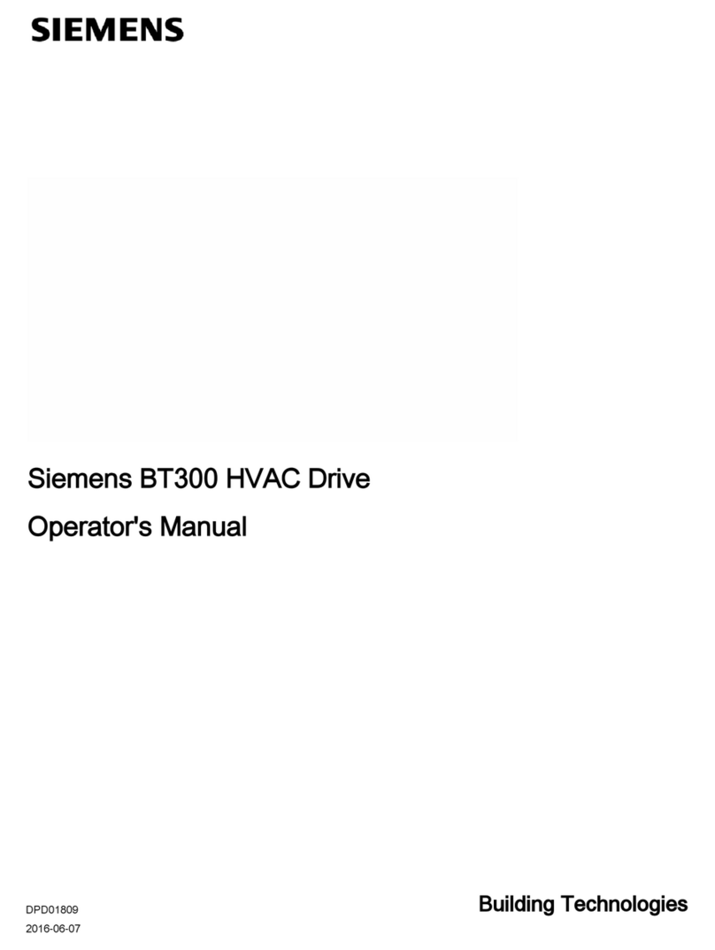 Siemens BT300 LonWorks User manual Siemens BT300 LonWorks User manual