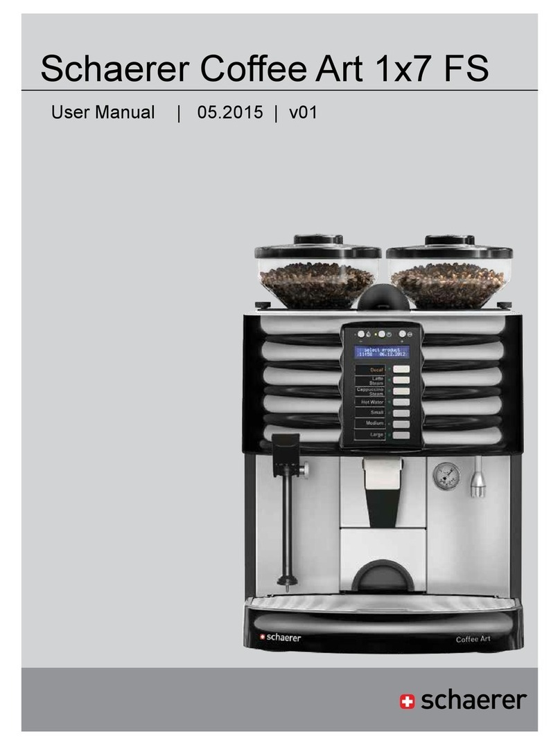 Schaerer Art 1x7 FS User manual