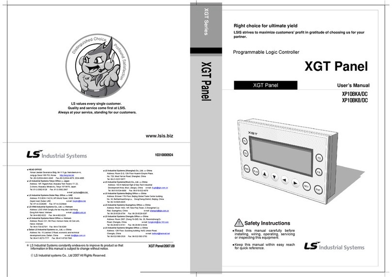 LSIS XP10BKA/DC user manual