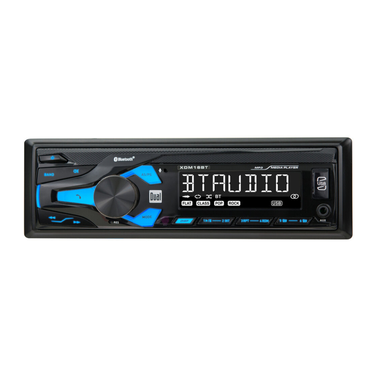 Dual XDM16BT Operating instructions