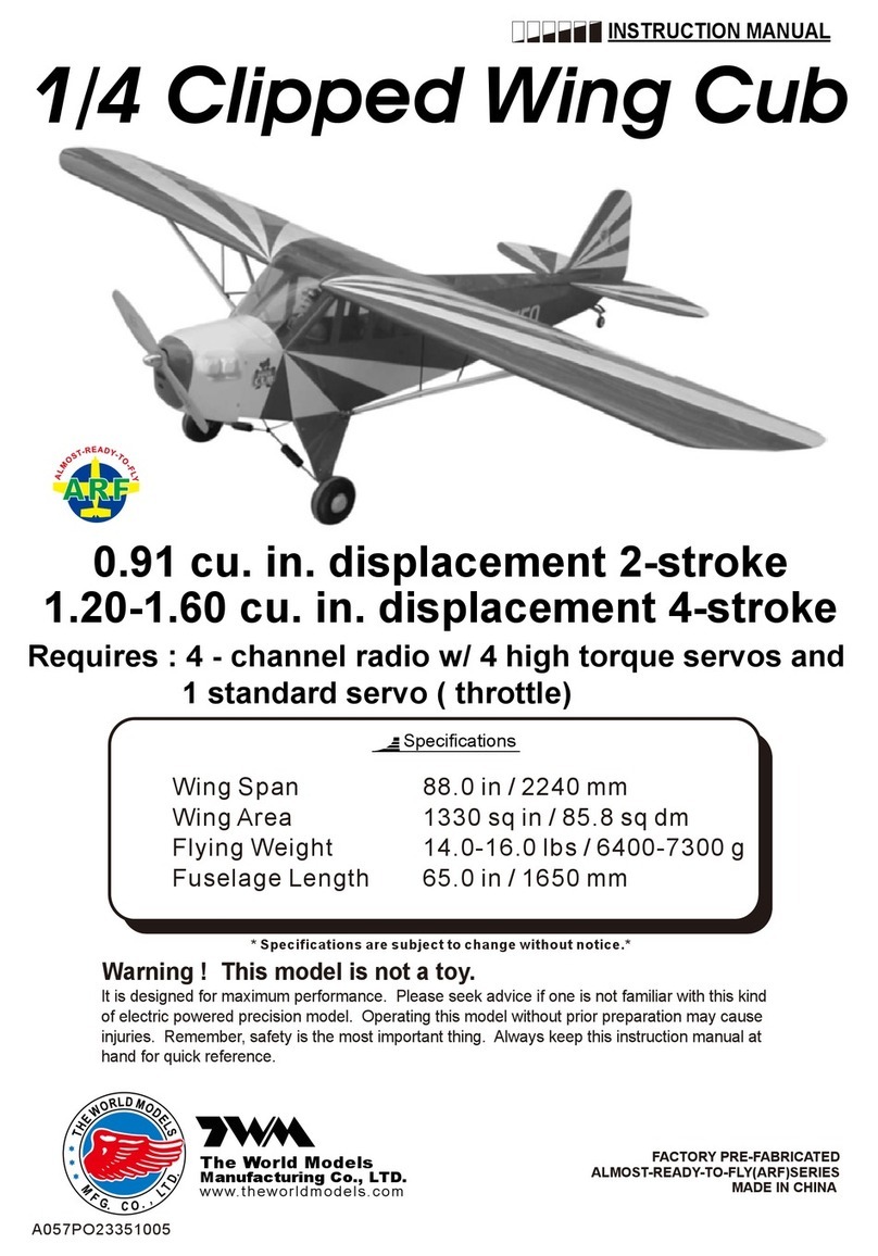 TWM 1/4 Clipped Wing Cub User manual
