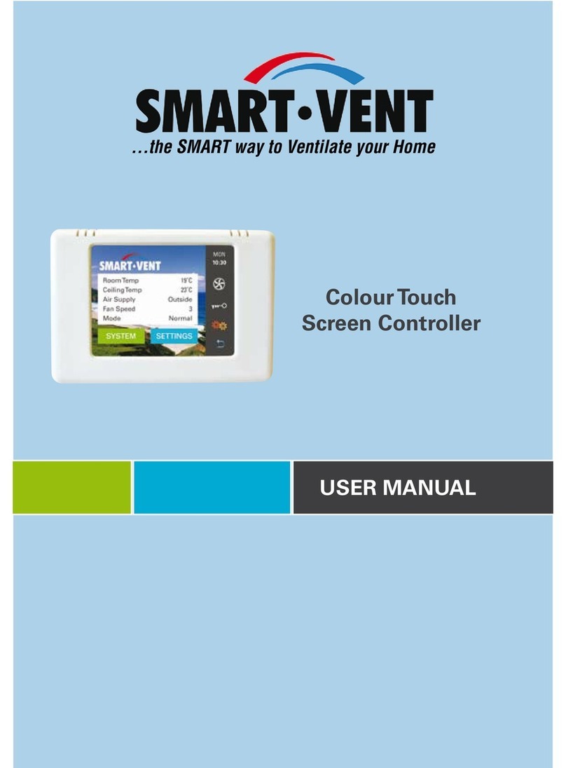 Securimax smart-vent colourtouch user manual