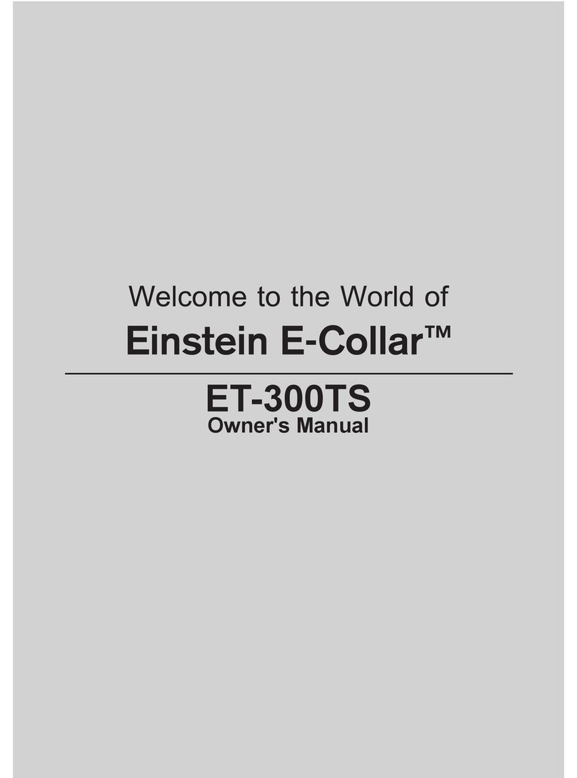 E-Collar Einstein ET-300TS User manual
