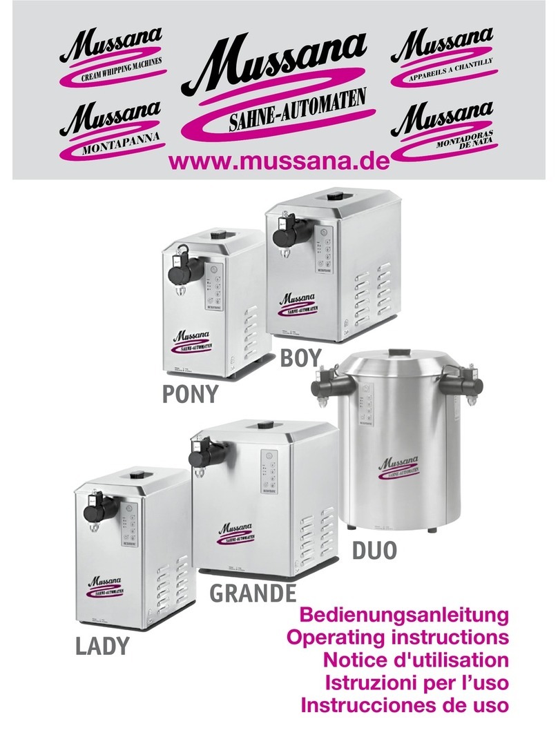Mussana pony operating instructions