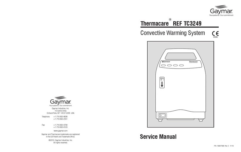 Gaymar Thermacare REF TC3249 Service manual