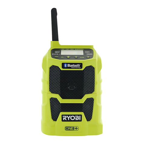 Ryobi P742 User manual