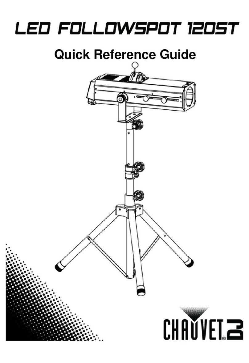 Chauvet X-plore 4790 Quick reference guide Chauvet X-plore 4790 Quick reference guide