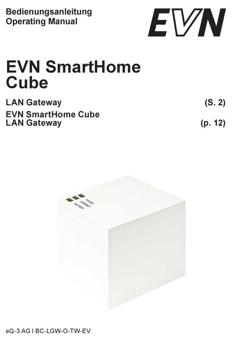 EVN smarthome cube operating manual