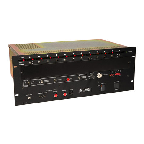 Louroe Electronics DG-12II Installation and operating instructions Louroe Electronics DG-12II Installation and operating instructions