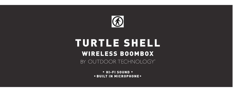 Outdoor Technology TURTLE SHELL User manual