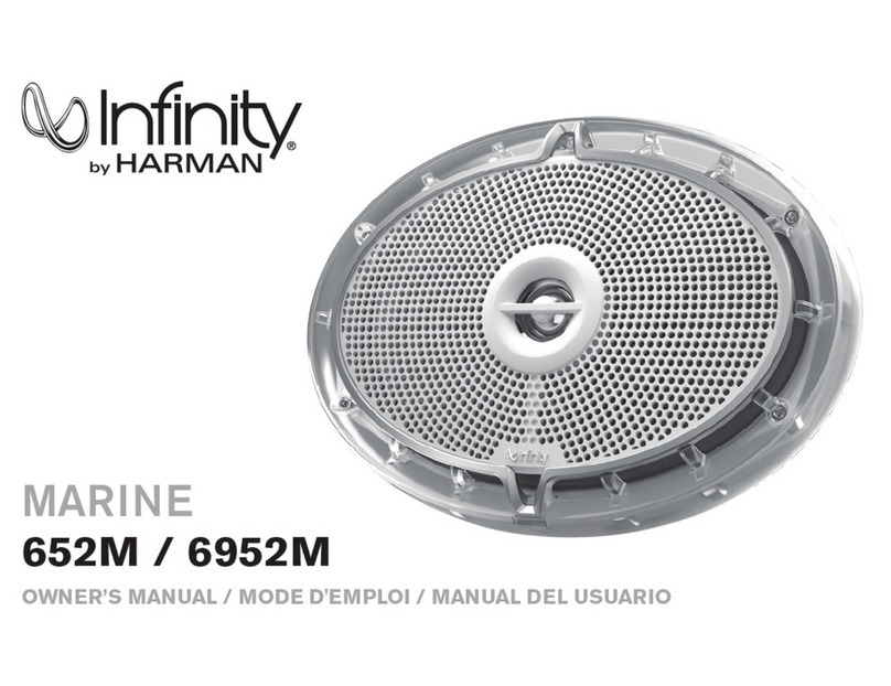 Infinity 652M owner's manual