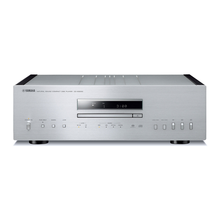 Yamaha CD-S3000 User manual