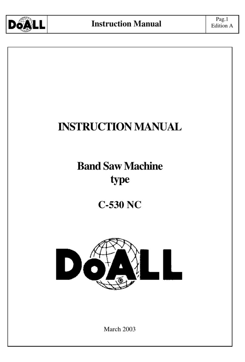 DoAll c-530 nc instruction manual