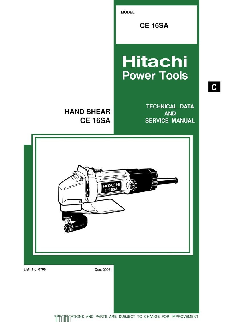 Hitachi CE 16SA Service manual