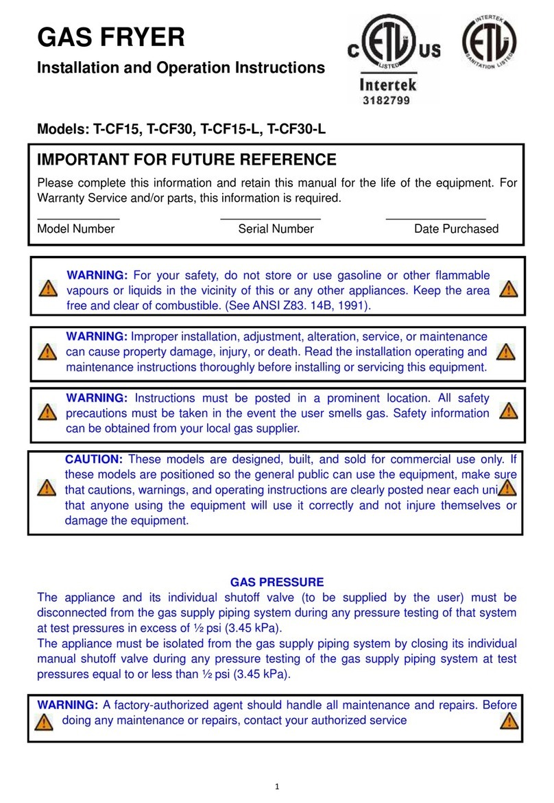 eurodib T-CF15 User manual