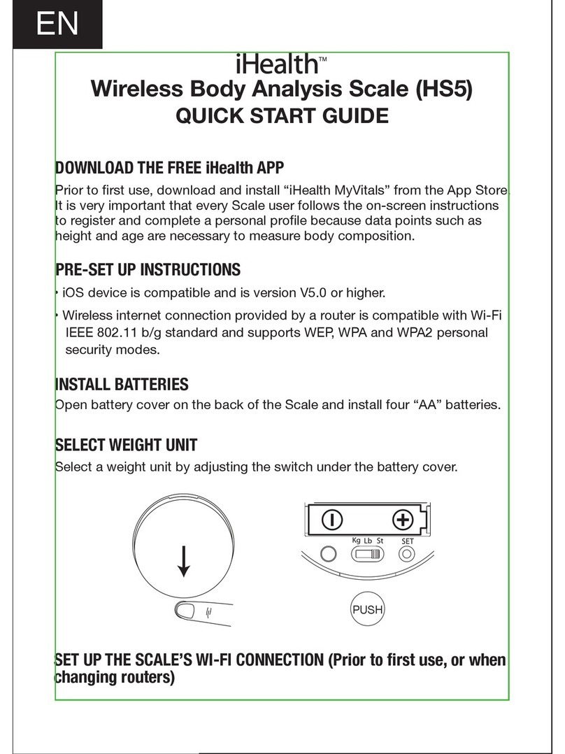 iHealth HS5 quick start guide
