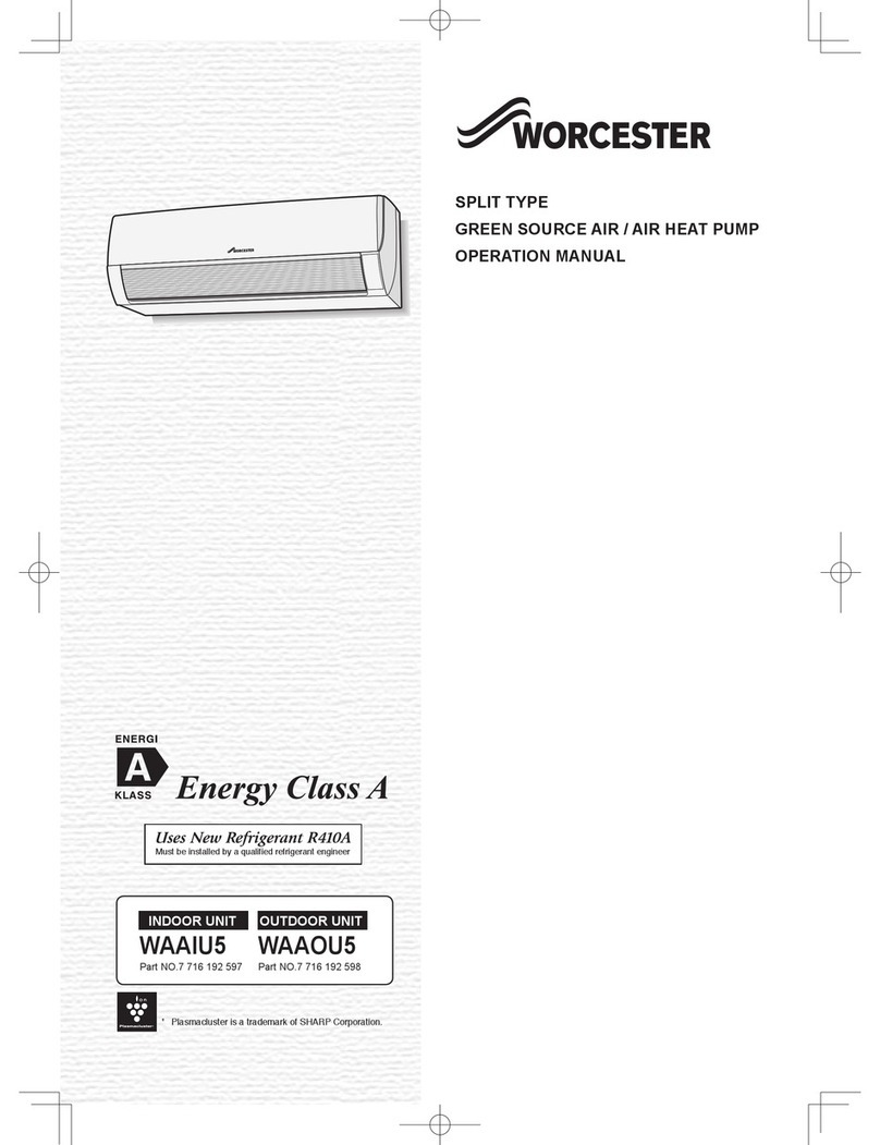 Worcester waaiu5 Operation manual
