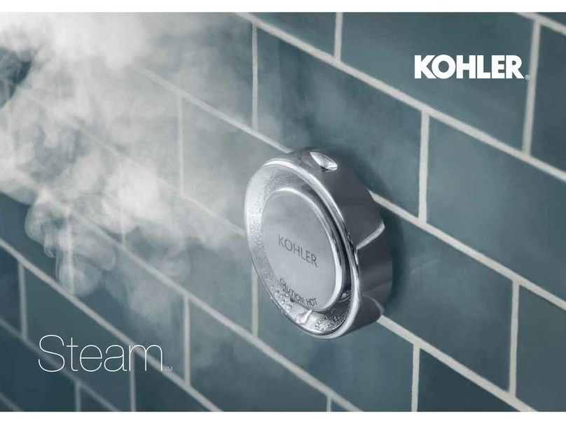 Kohler steam User manual Kohler steam User manual