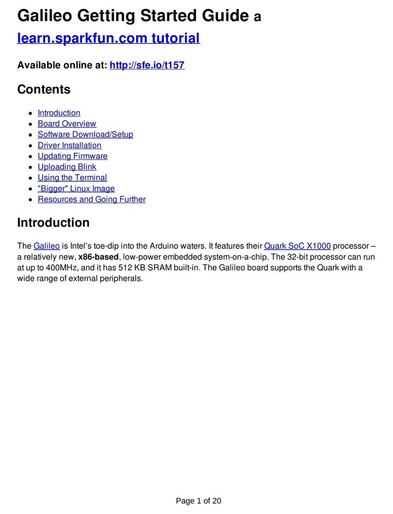 Galileo Quark SoC X1000 Getting started guide