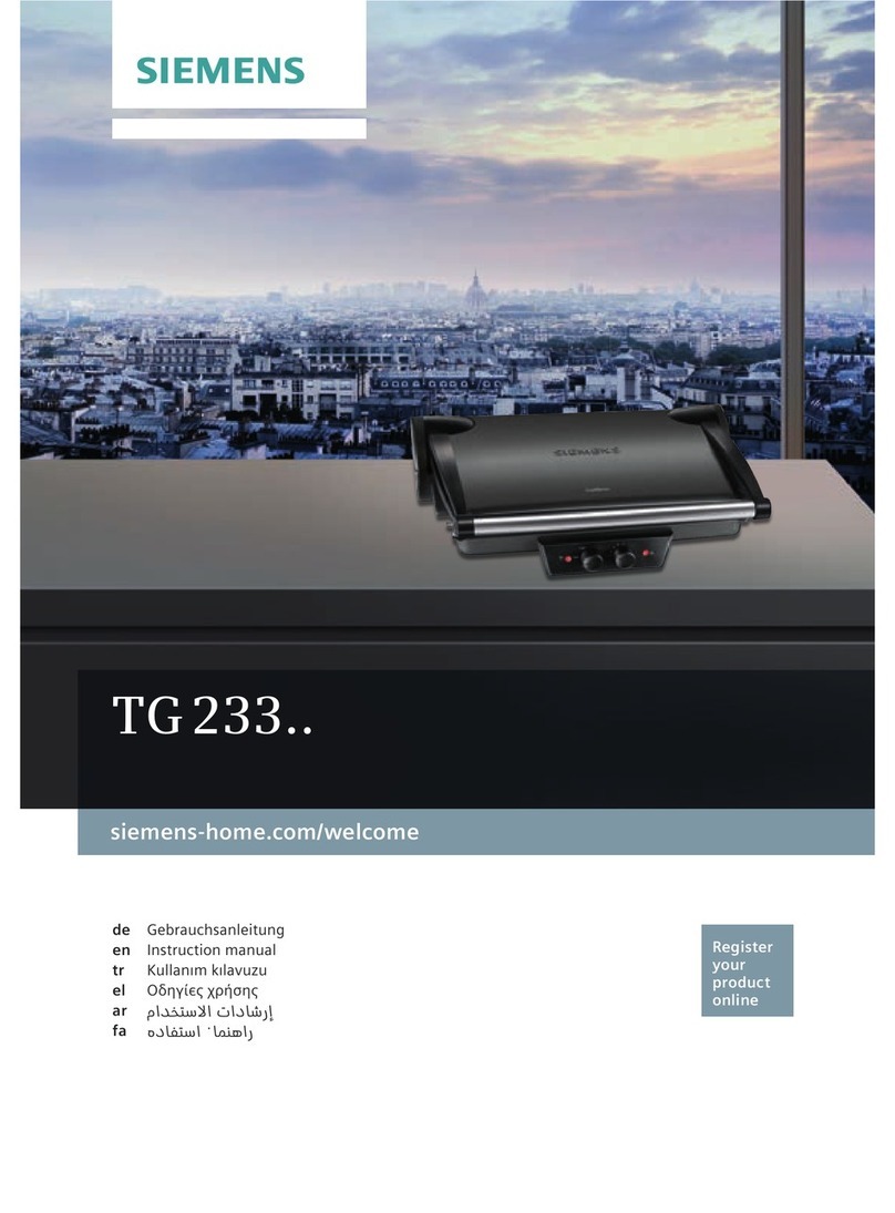 Siemens TG 233 instruction manual