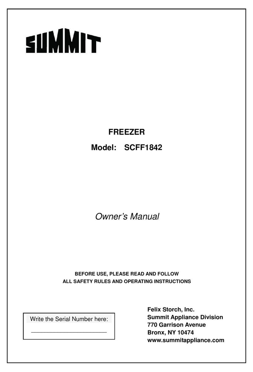 Summit SCFF1842 owner's manual