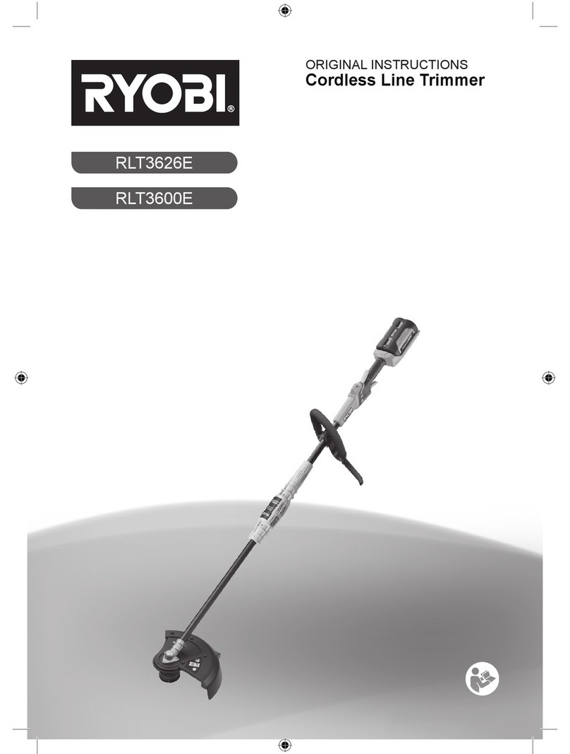 Ryobi RLT3626E User manual
