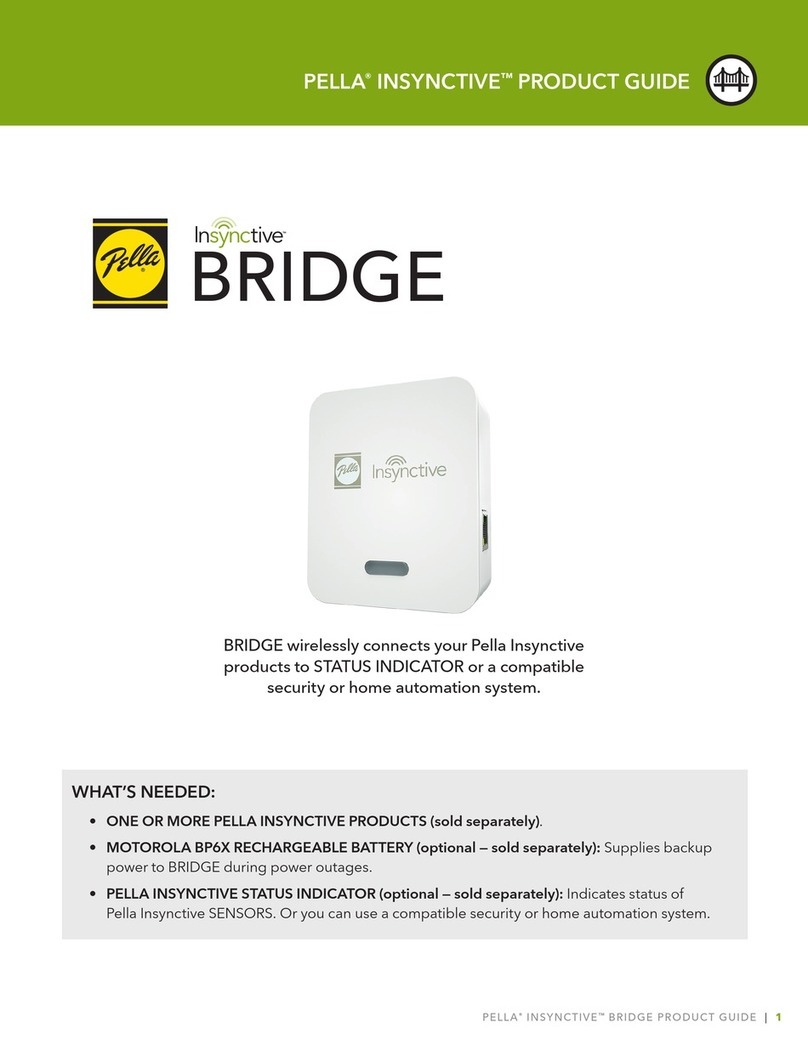 Pella insynctive bridge Product guide