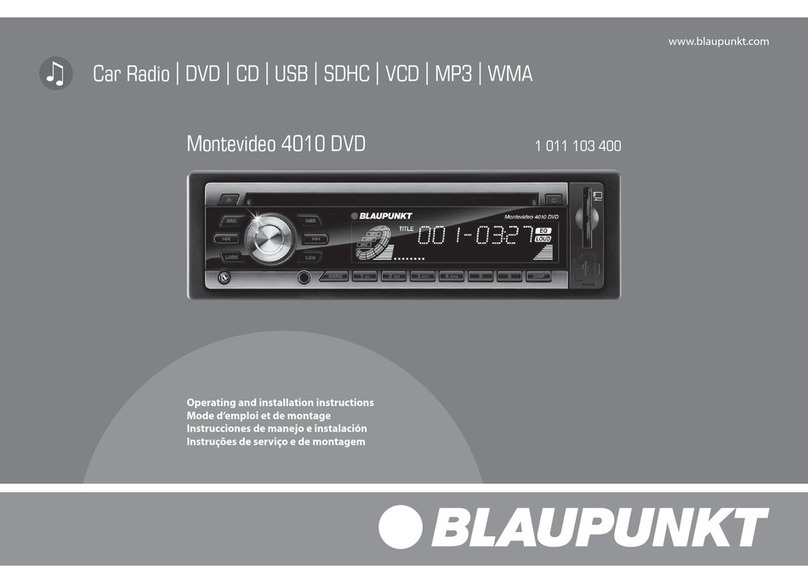 Blaupunkt Montevideo 4010 DVD Operating and installation instructions