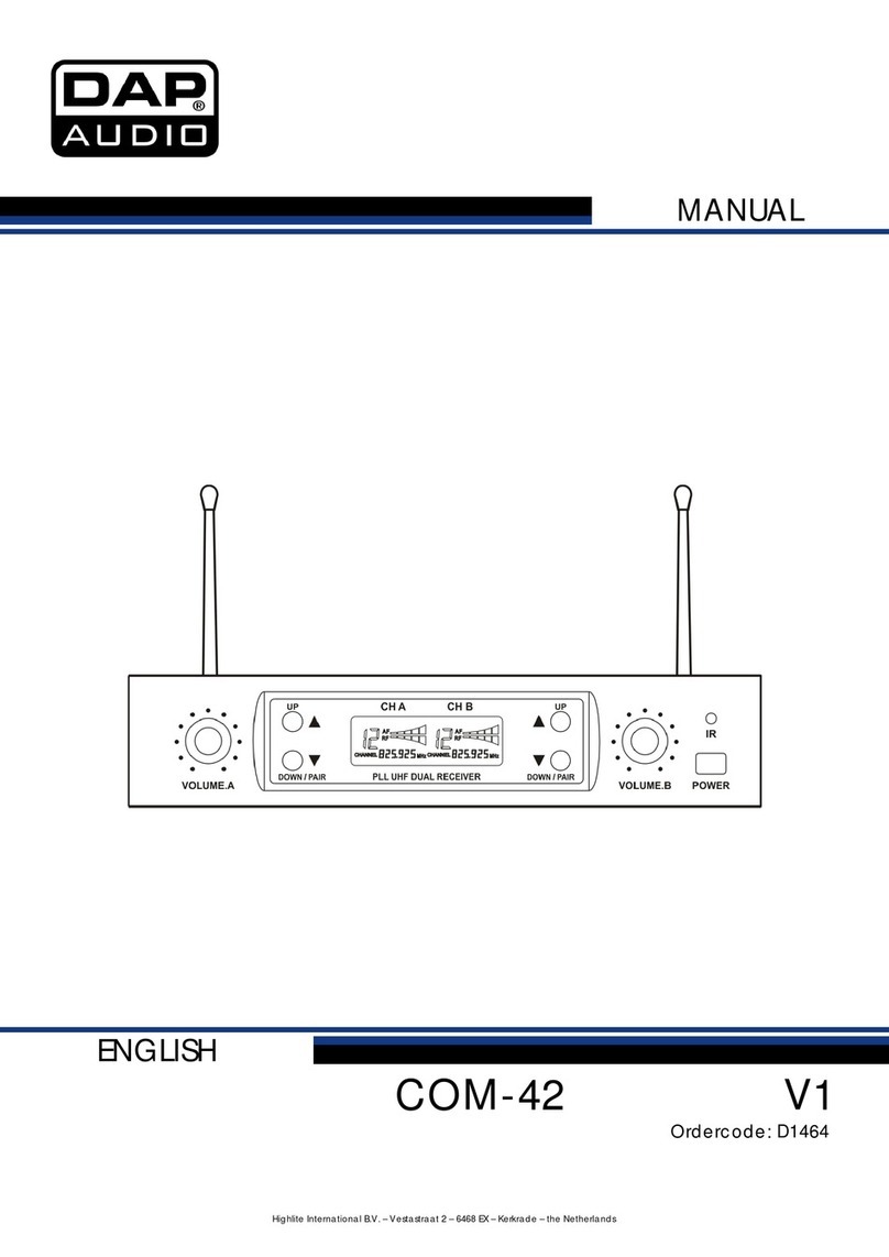 DAPAudio COM-42 manual