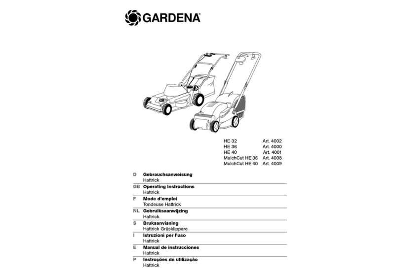 Gardena HE 32 operating instructions
