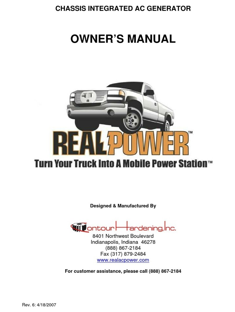 Contour Hardening realpower owner's manual