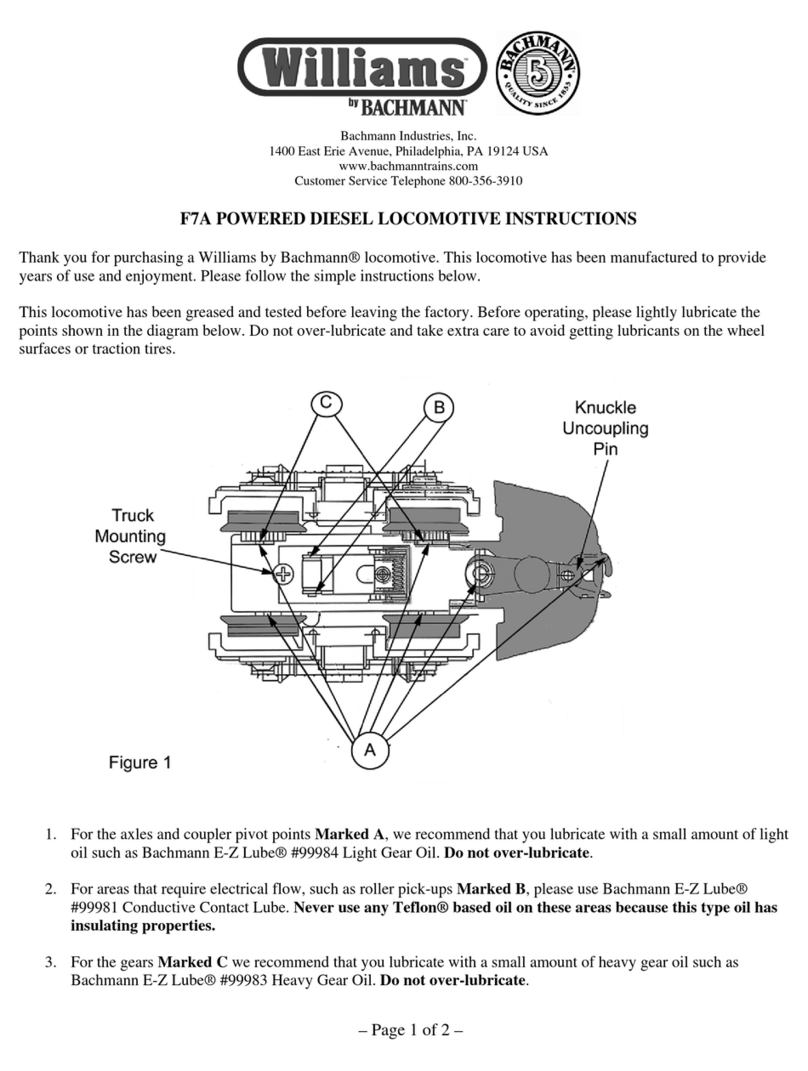Williams by Bachmann F7A instructions