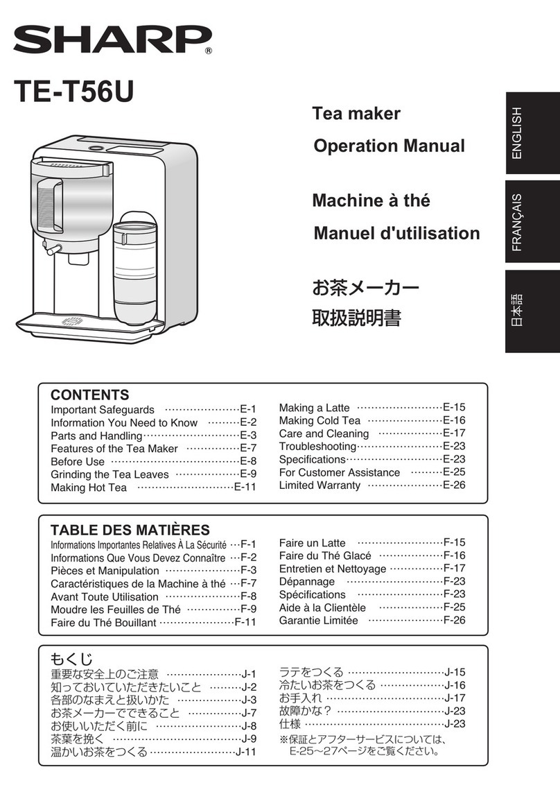 Sharp TE-T56U User manual