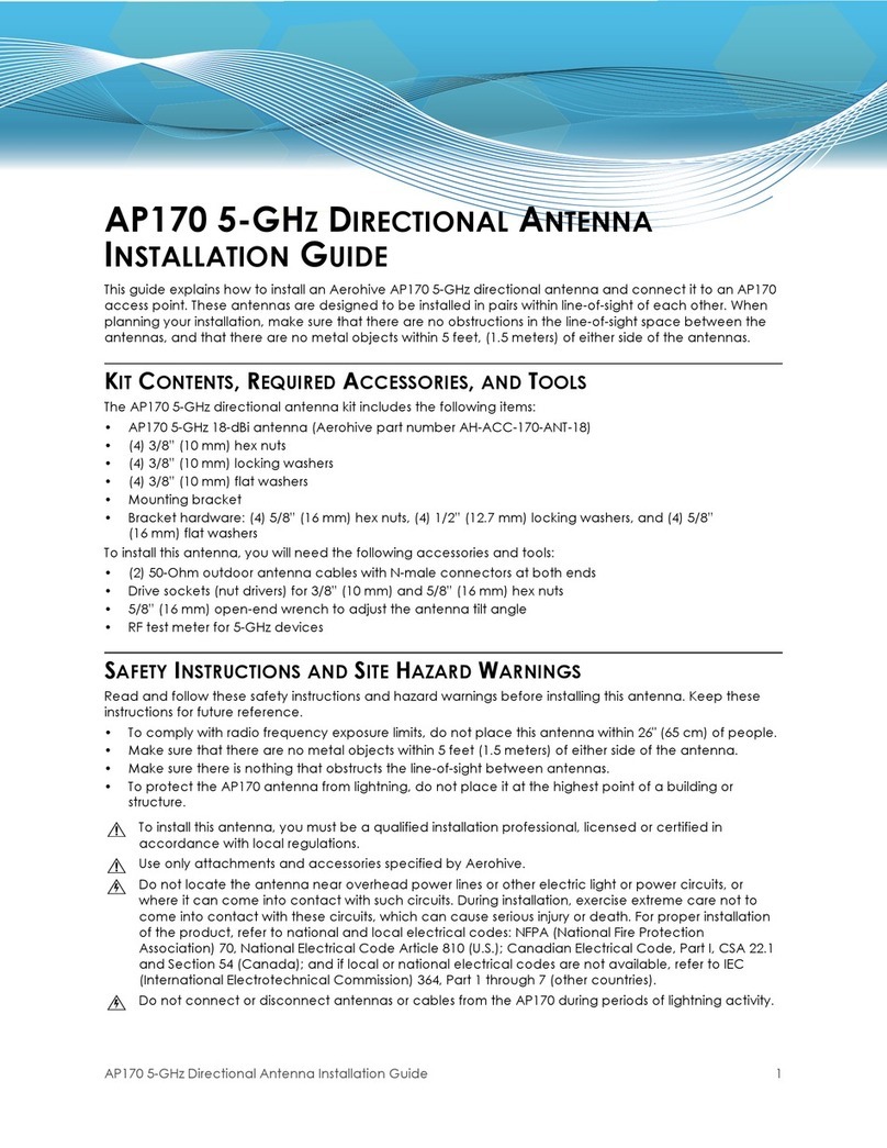 Aerohive AP170 installation guide