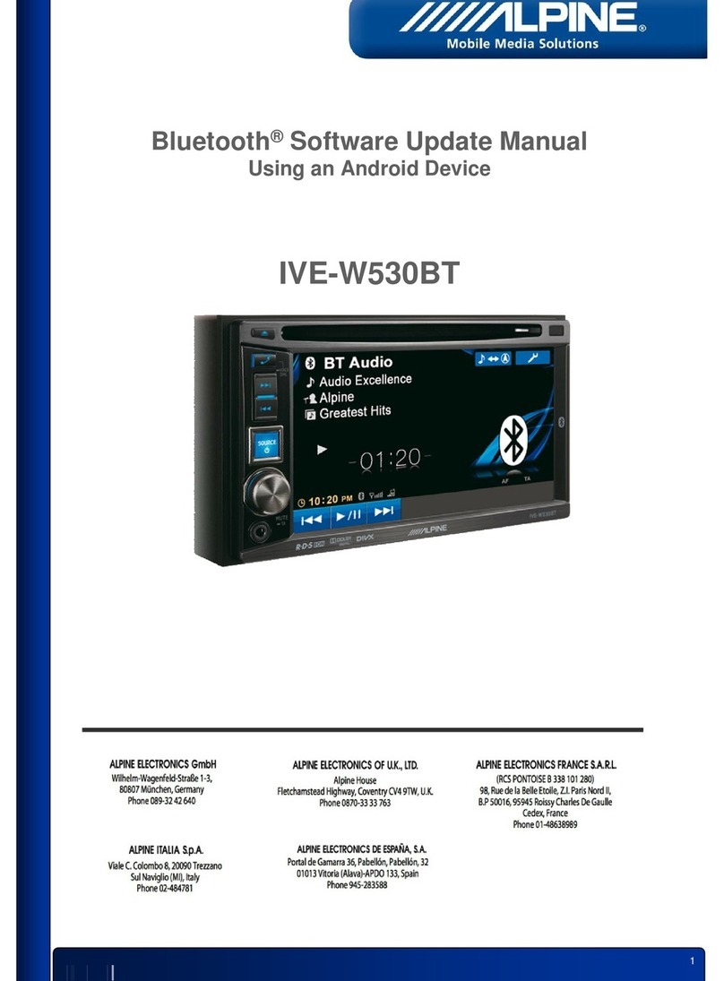 Alpine IVE-W530BT manual