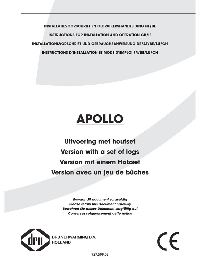 Dru APOLLO Instructions for installation and operation