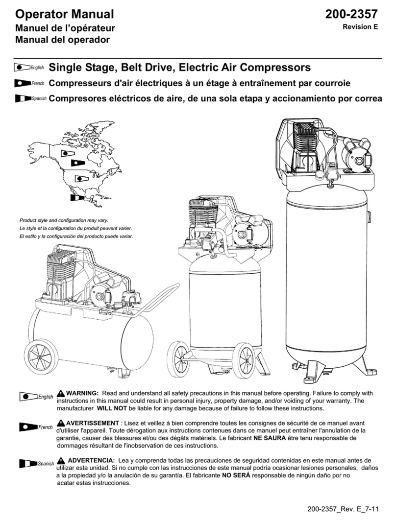Sanborn Mfg 200-2357 Operator's manual