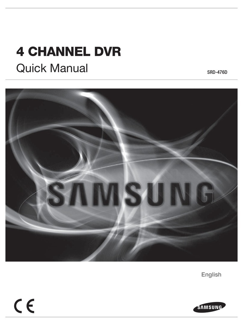 Samsung SRD-476D Installation guide