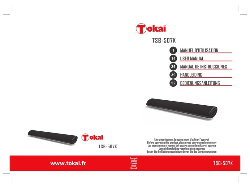 Tokai TSB-507K user manual